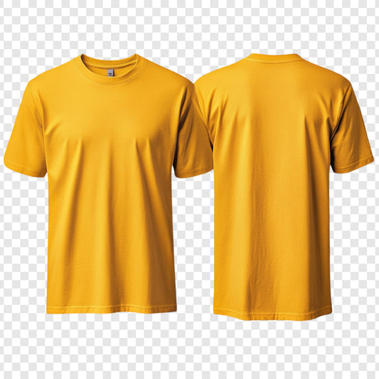 yellow half tshirt